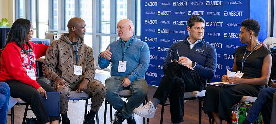 Abbott HeartMates huddles: The cornerstone of a community
