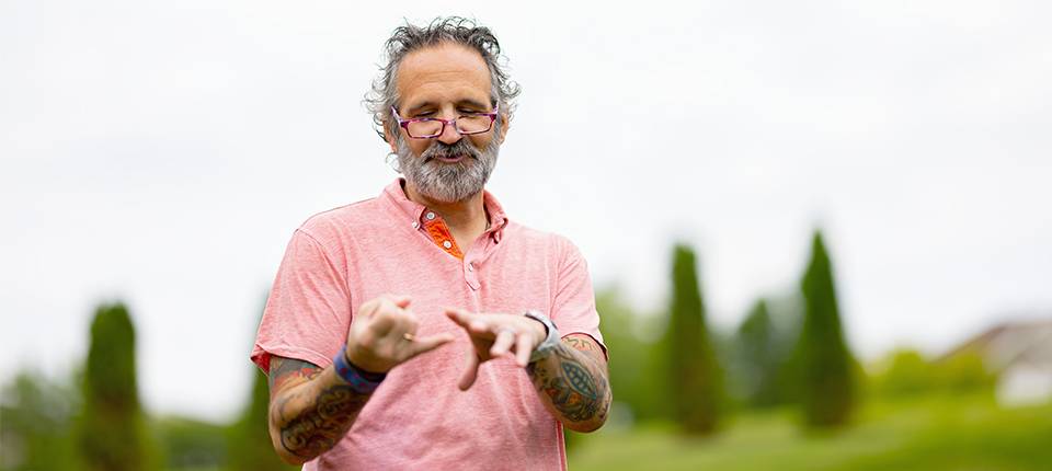 With His Pain Under Control, He's Walking on Air Again