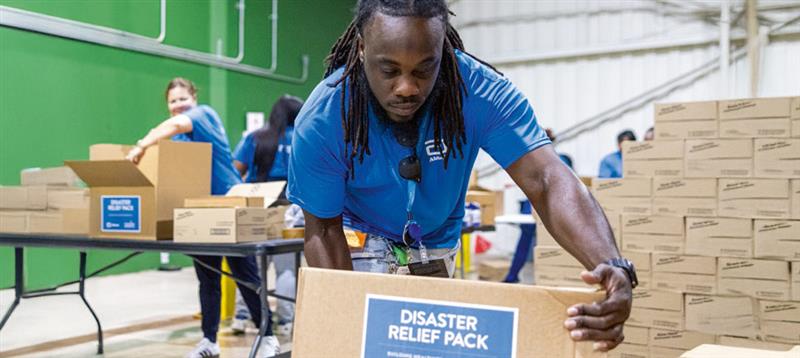 Giving back after surviving Hurricane Katrina
