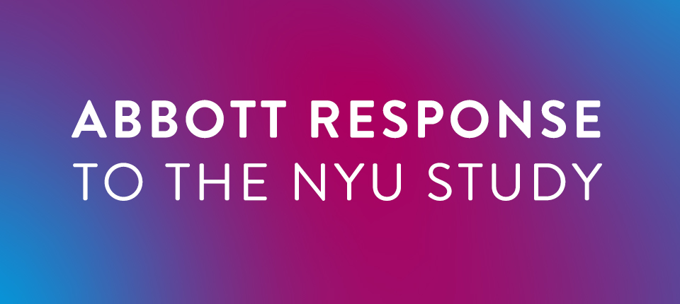 Abbott Response to the NYU Study