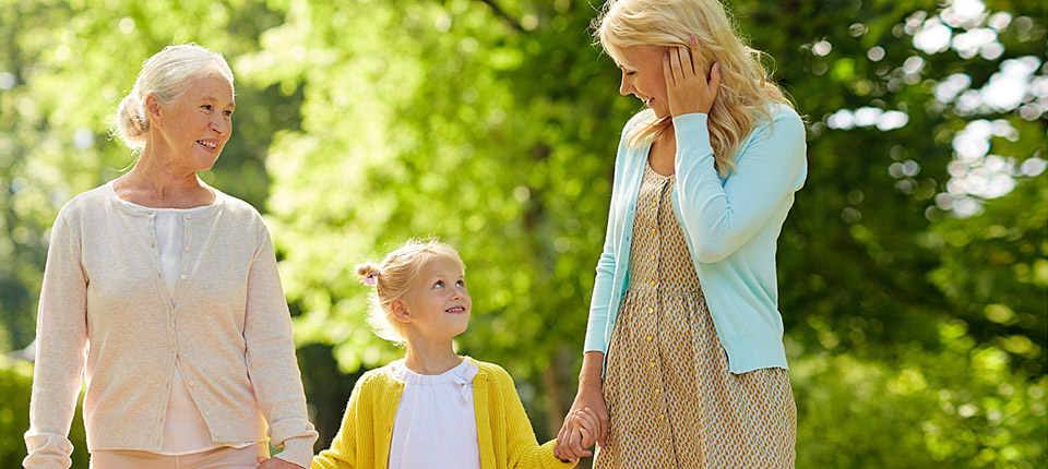 family, generation, women and people concept - happy smiling mother with daughter and grandmother walking at summer park; Shutterstock ID 1052650511; PO: 123